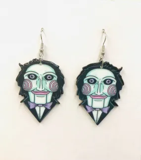 Horrid Movie Devil Icon Acrylic Earrings wholesale