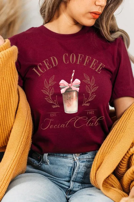 Iced Coffee Social Club Graphic T Shirts