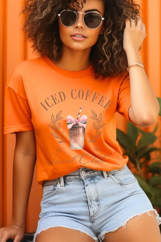 Iced Coffee Social Club Graphic T Shirts