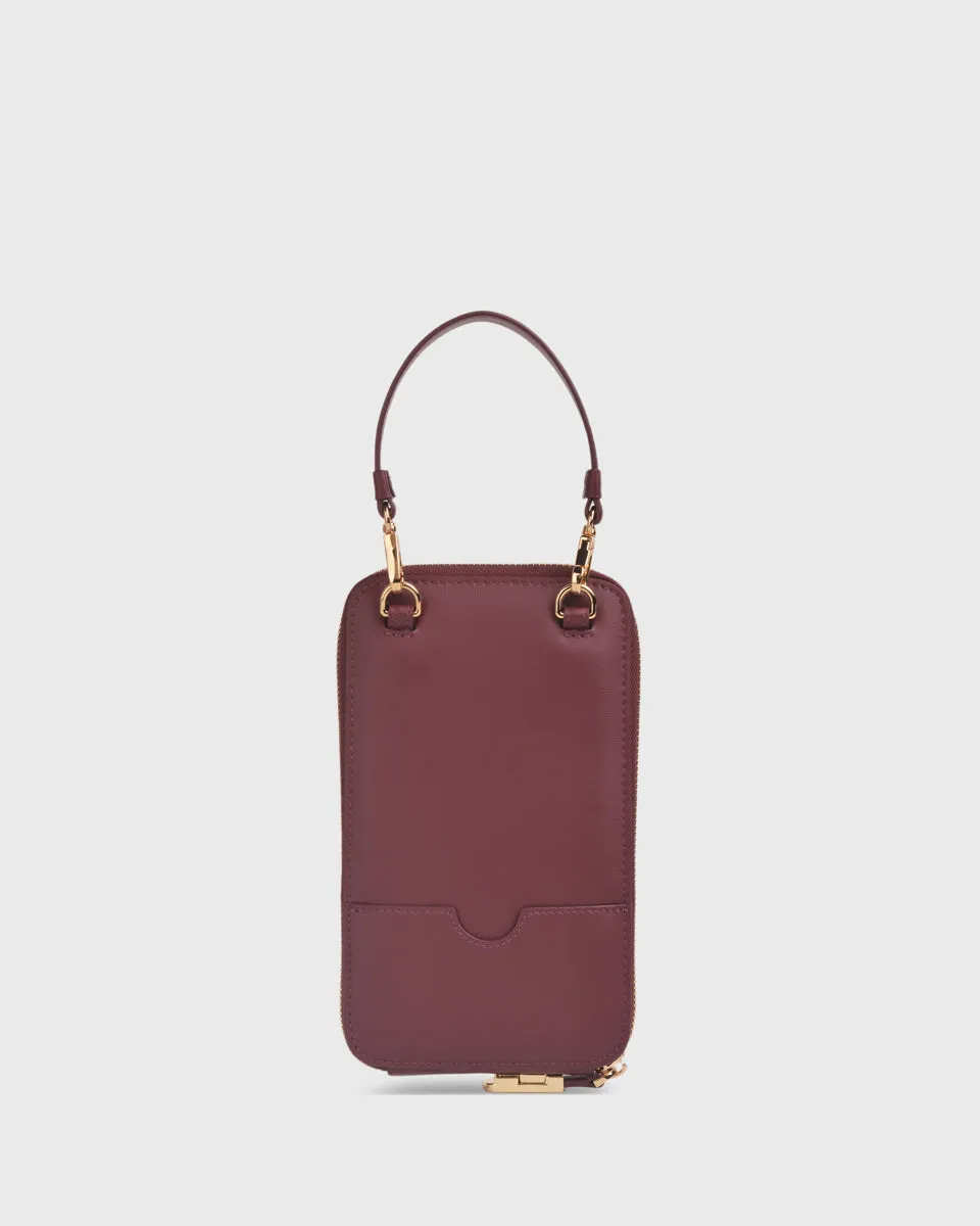 Iduna Mobile Phone Bag (Wine)