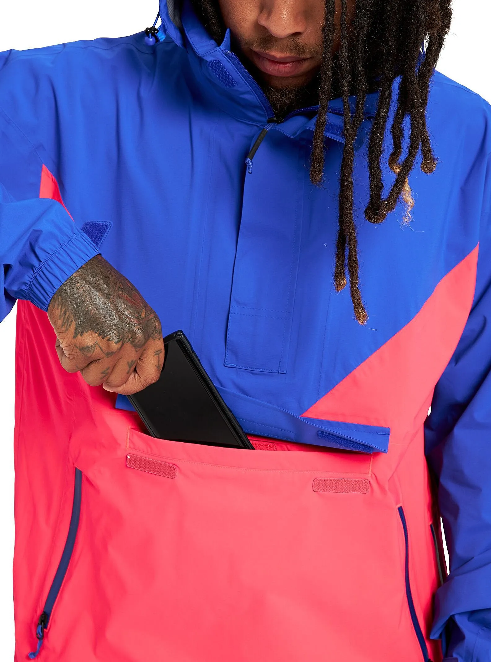 jacket Burton Freelight - Cobalt Blue/Potent Pink - men´s