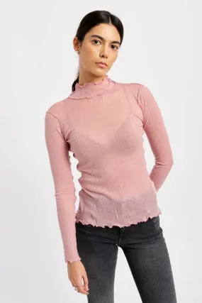 Jane Longsleeve Turtleneck - Pink