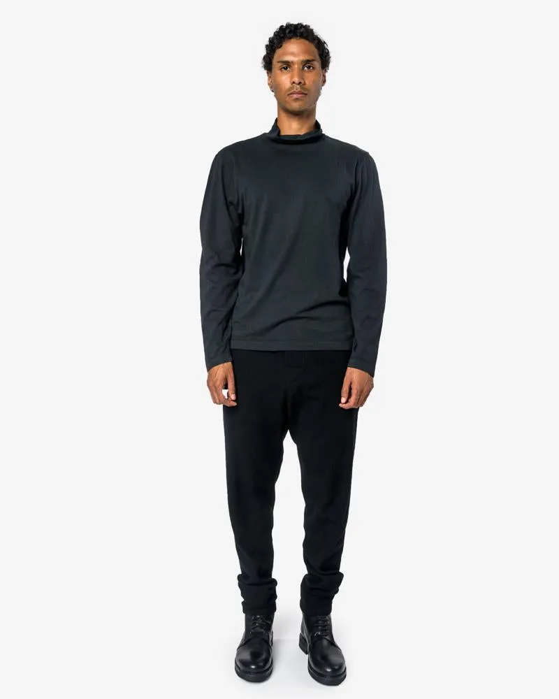 Jersey Turtleneck in Black Army