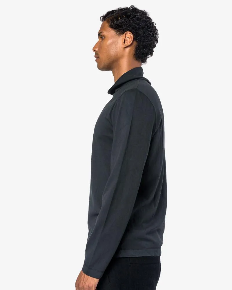 Jersey Turtleneck in Black Army