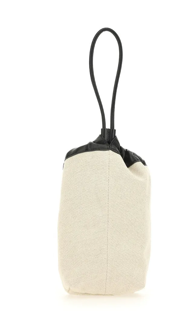 Jil Sander Logo Printed Drawstring Pouch