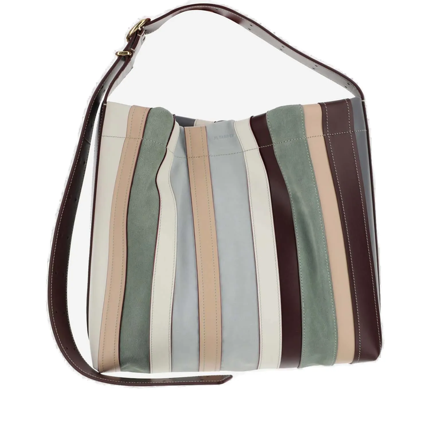 Jil Sander Striped Small Tote Bag