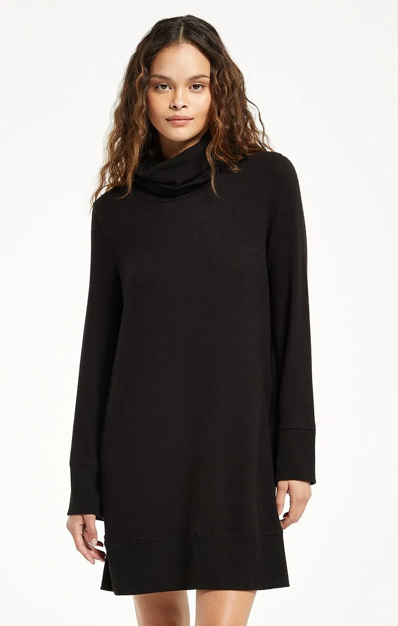 Jodee Marled Funnel Neck Dress