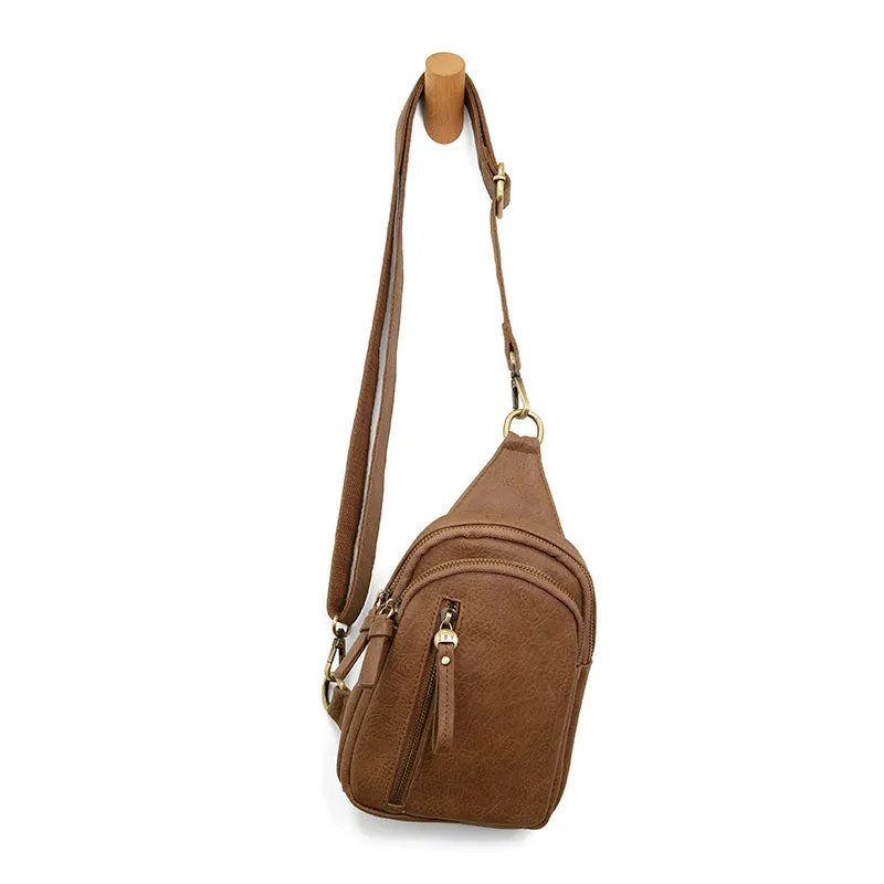 Joy Susan Taupe Skyler Sling Bag