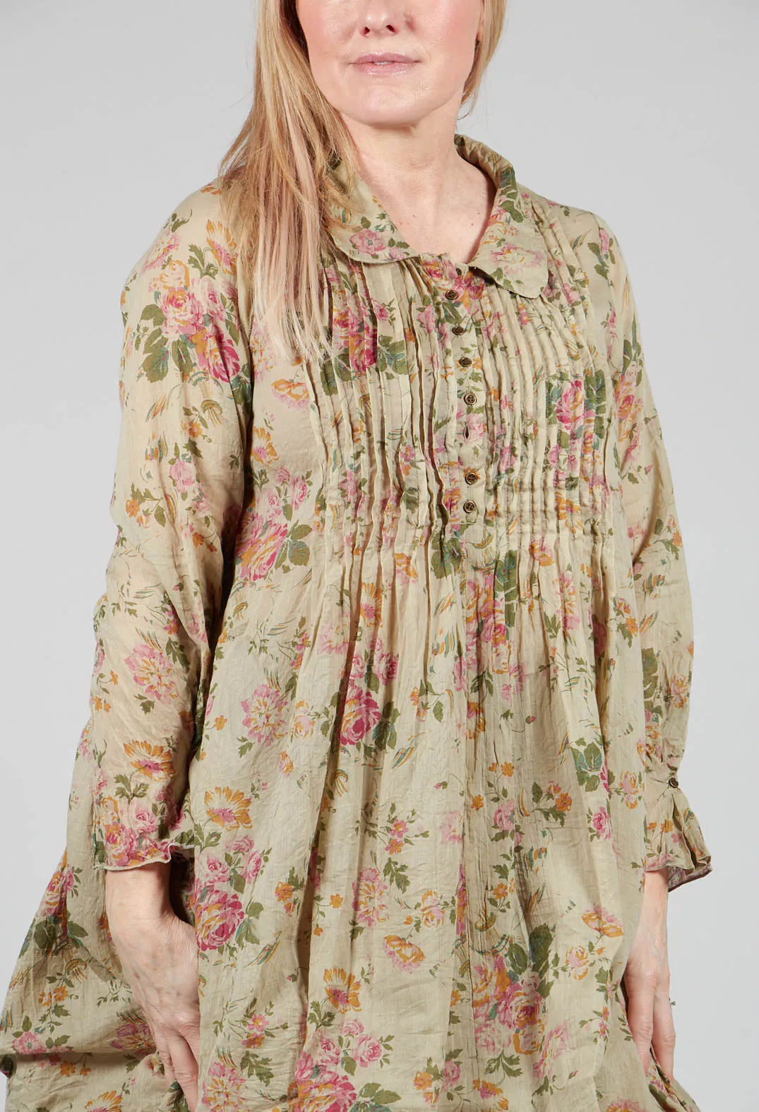 Jujube Tunic in Almond Flowers