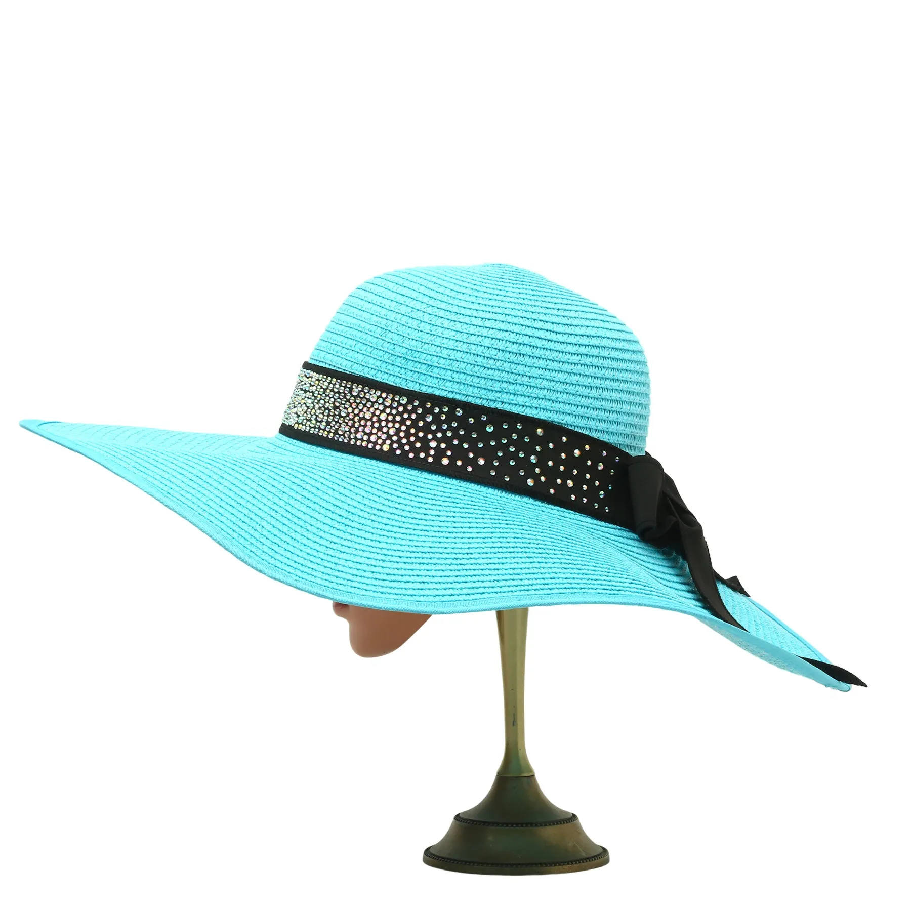 Kate Designer Beach Hat in Aqua