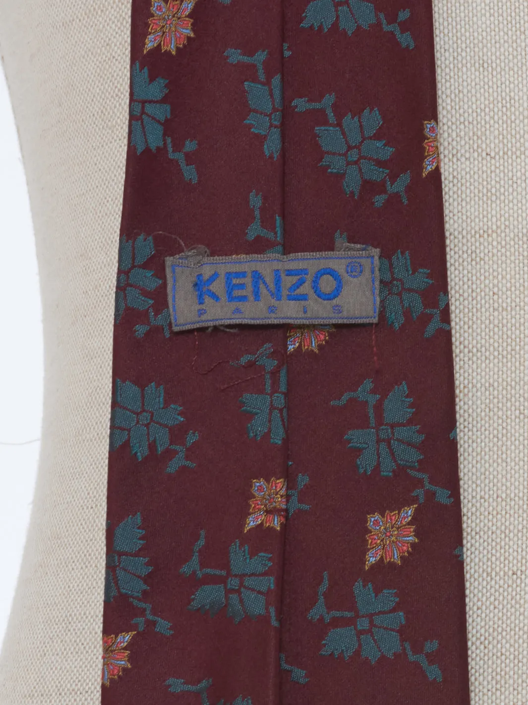 Kenzo silk tie