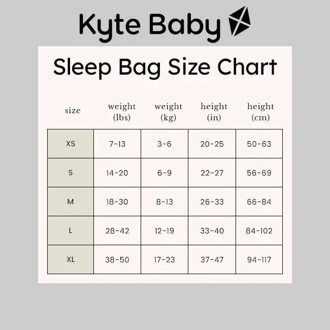 Kyte Baby 0.5 Tog Sleep Bag in Wasabi