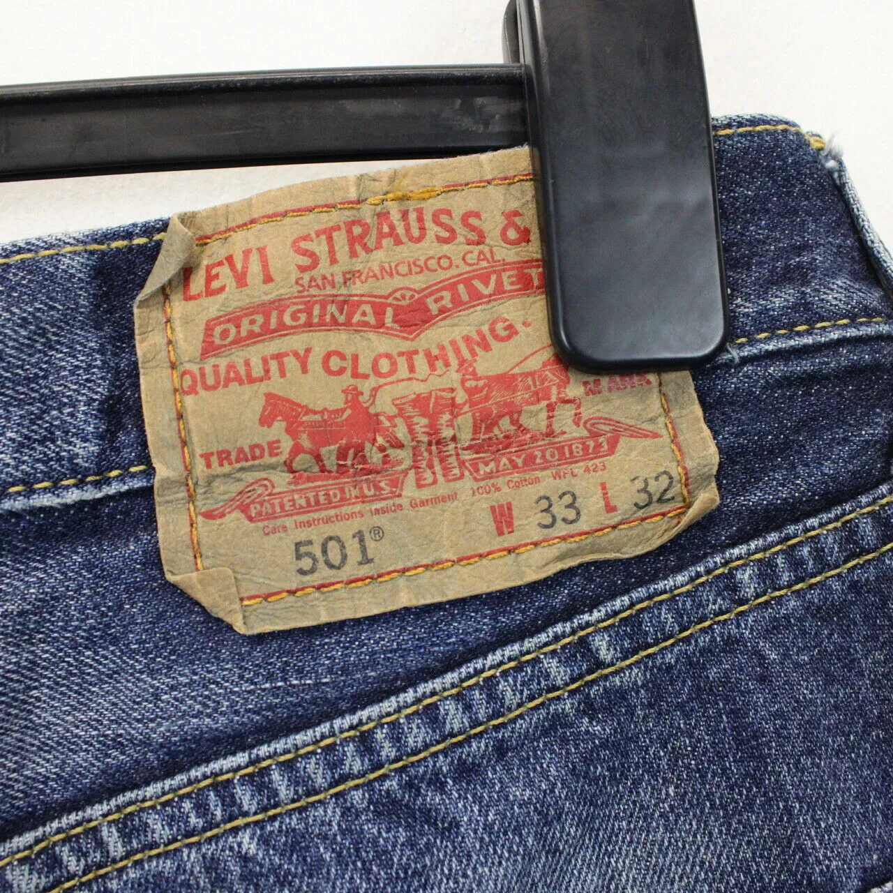 LEVIS 501 Jeans Mid Blue | W34 L28