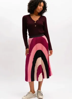 Lilian Pleat Skirt