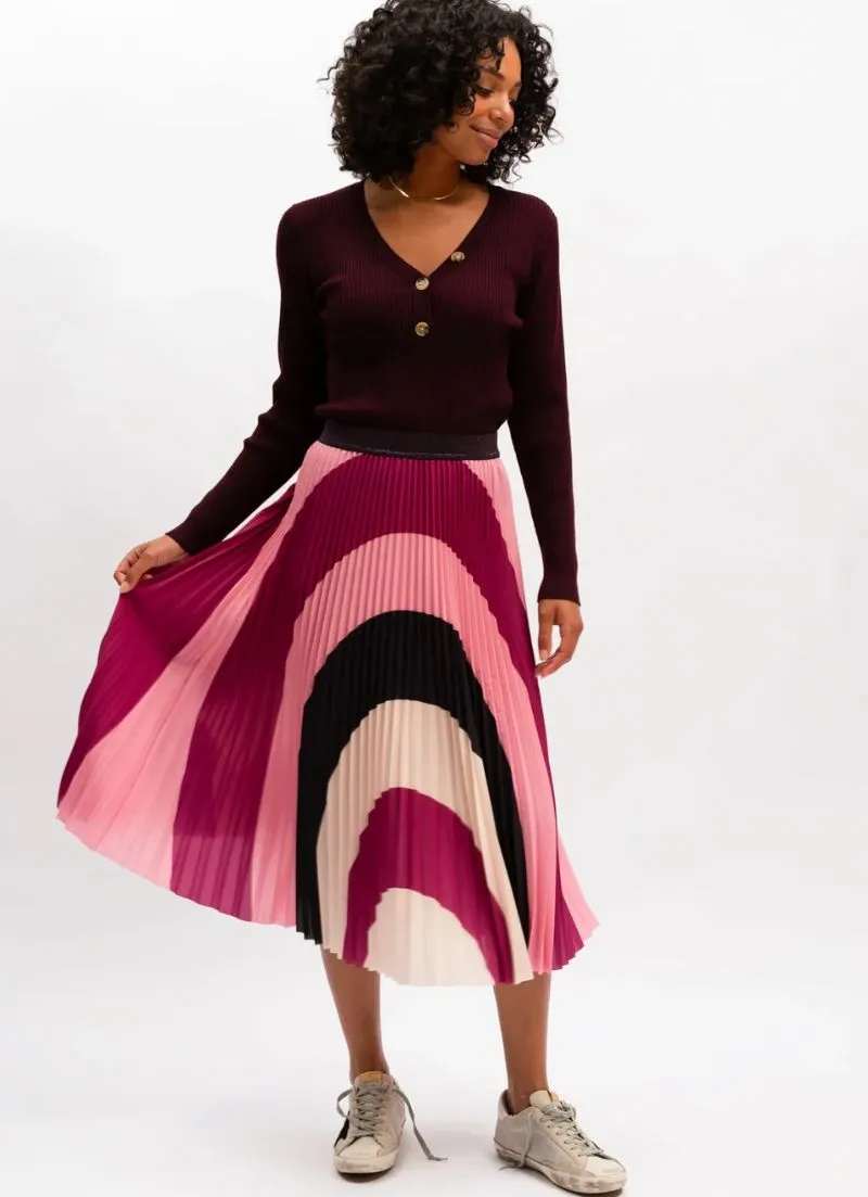 Lilian Pleat Skirt