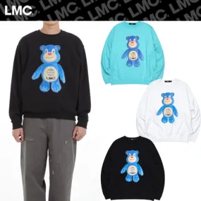 LMC  |Unisex Street Style Long Sleeves Logo Sweatshirts