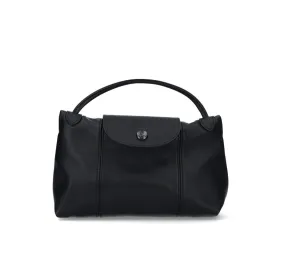 Longchamp Le Pliage Cuir Zip-Up Crossbody Bag