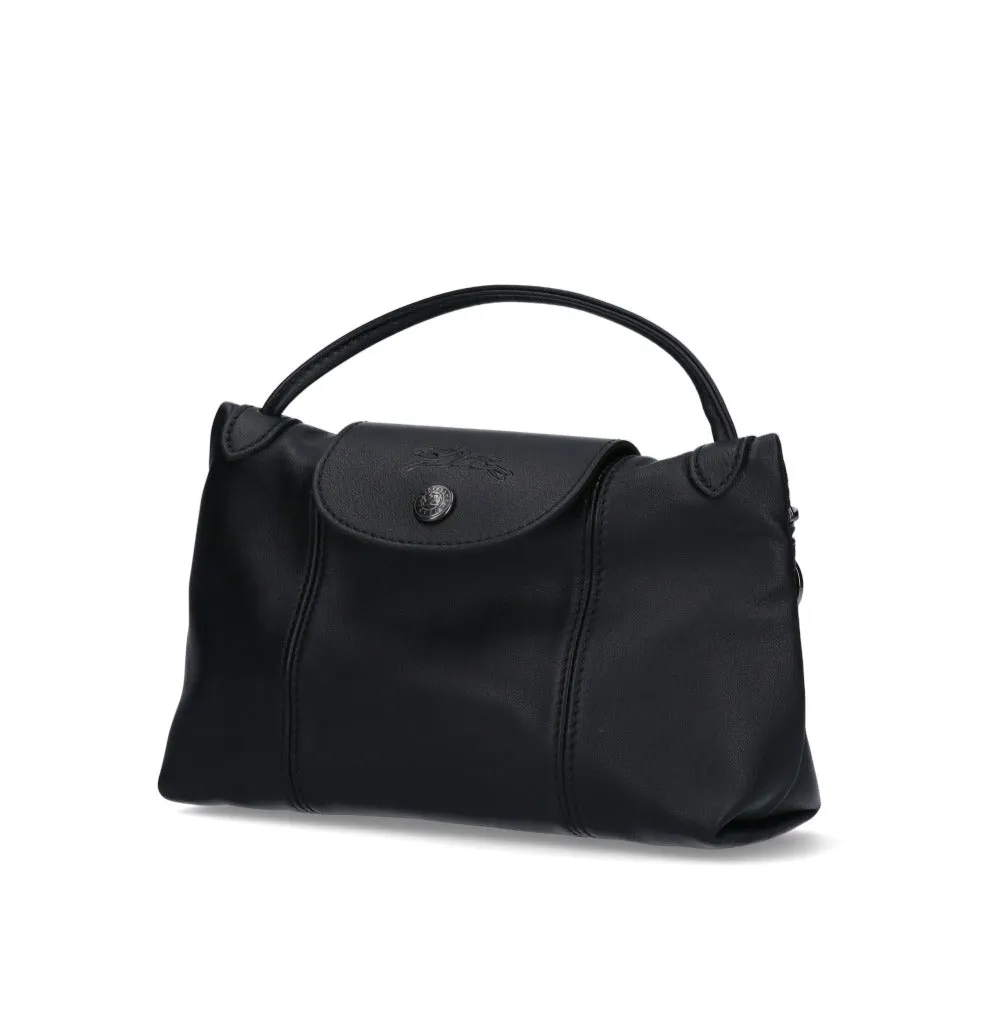 Longchamp Le Pliage Cuir Zip-Up Crossbody Bag