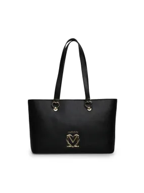 Love Moschino Logo Plaque Tote Bag