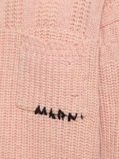 MARNI  |Unisex Wool Street Style Long Sleeves Plain Logo Designers