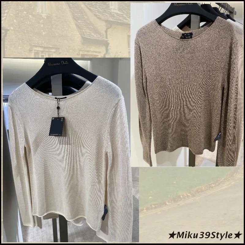 Massimo Dutti  |Casual Style Long Sleeves Plain Office Style