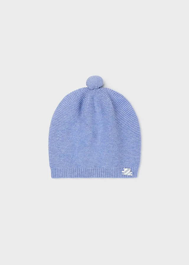 Mayoral Knit cap for newborn boy - Blue