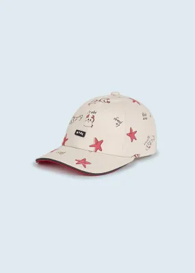 Mayoral Printed cap for baby boy - Red