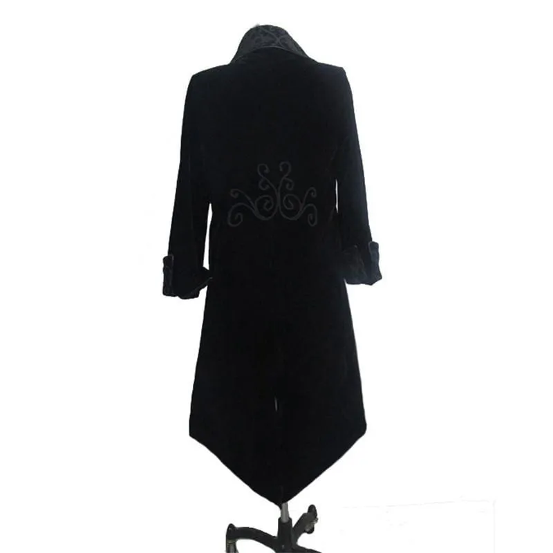 Men's Standup Collar Vintage Tailcoat