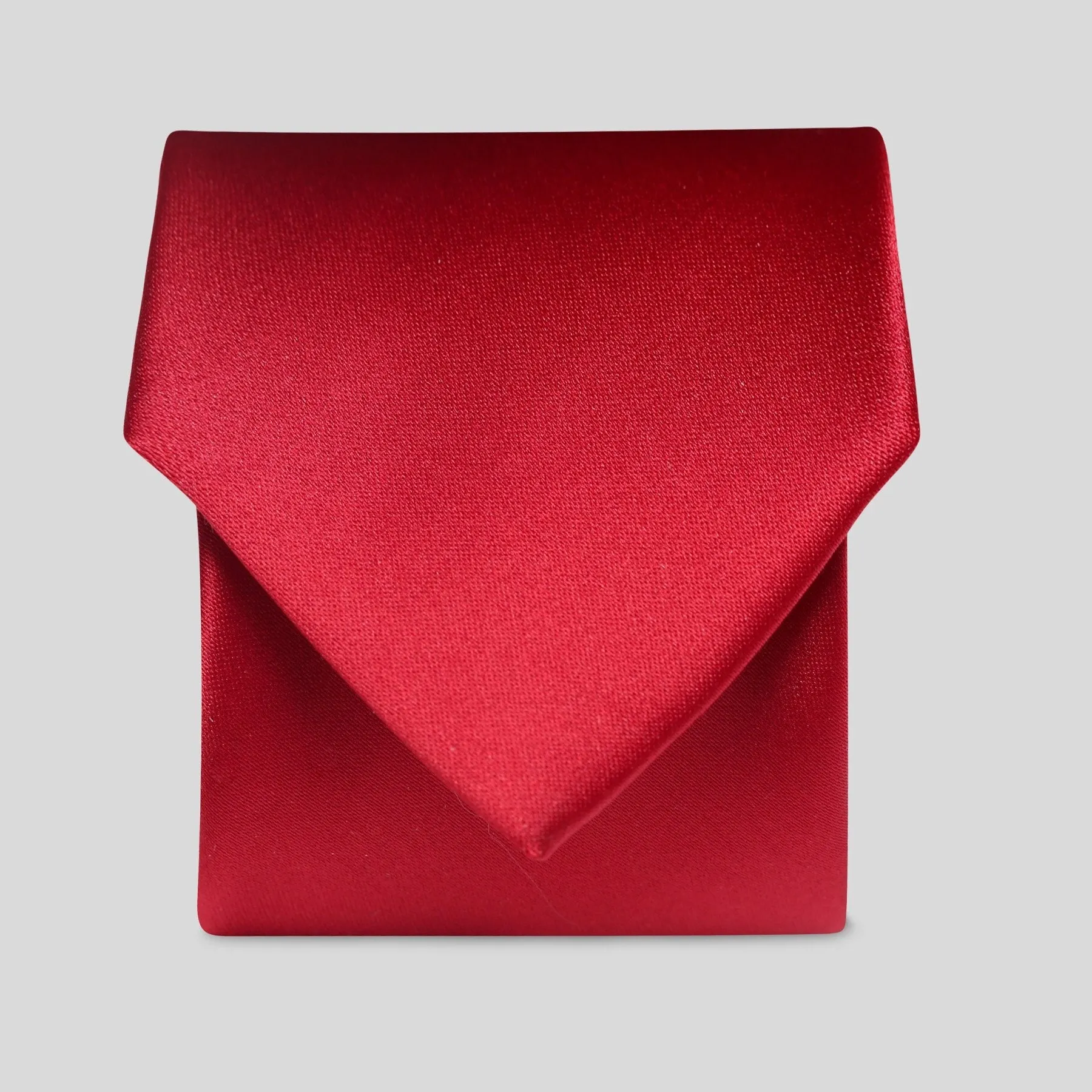 Mens Wine Satin Tie