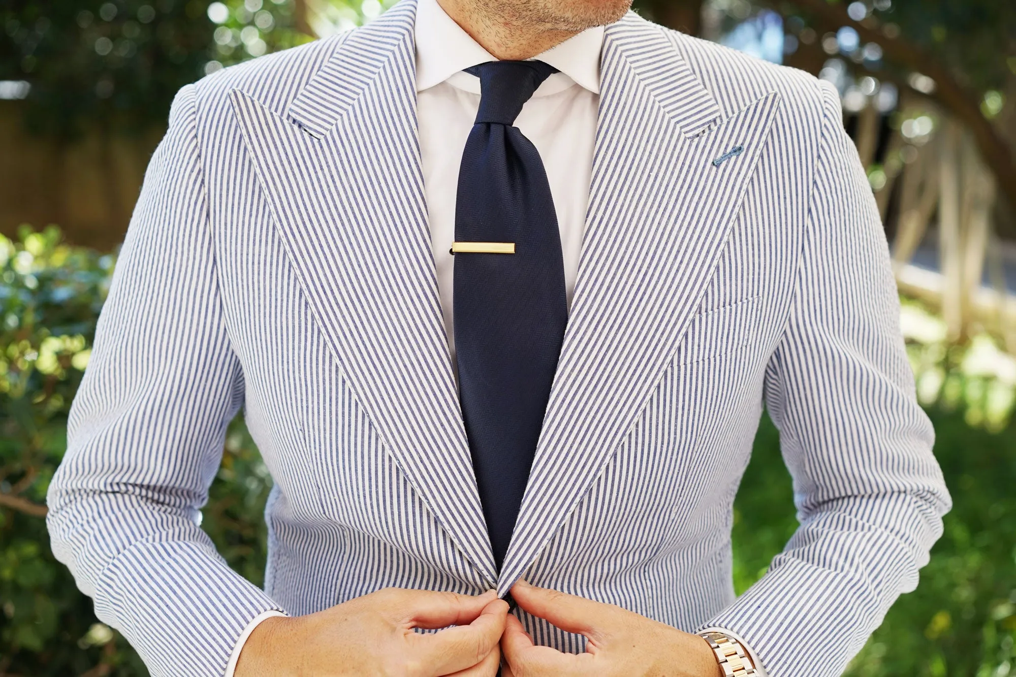 Mini Gold Pesci Tie Bar