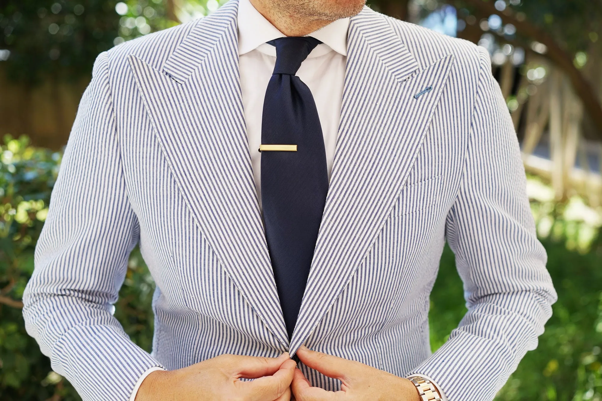 Mini Gold Pesci Tie Bar