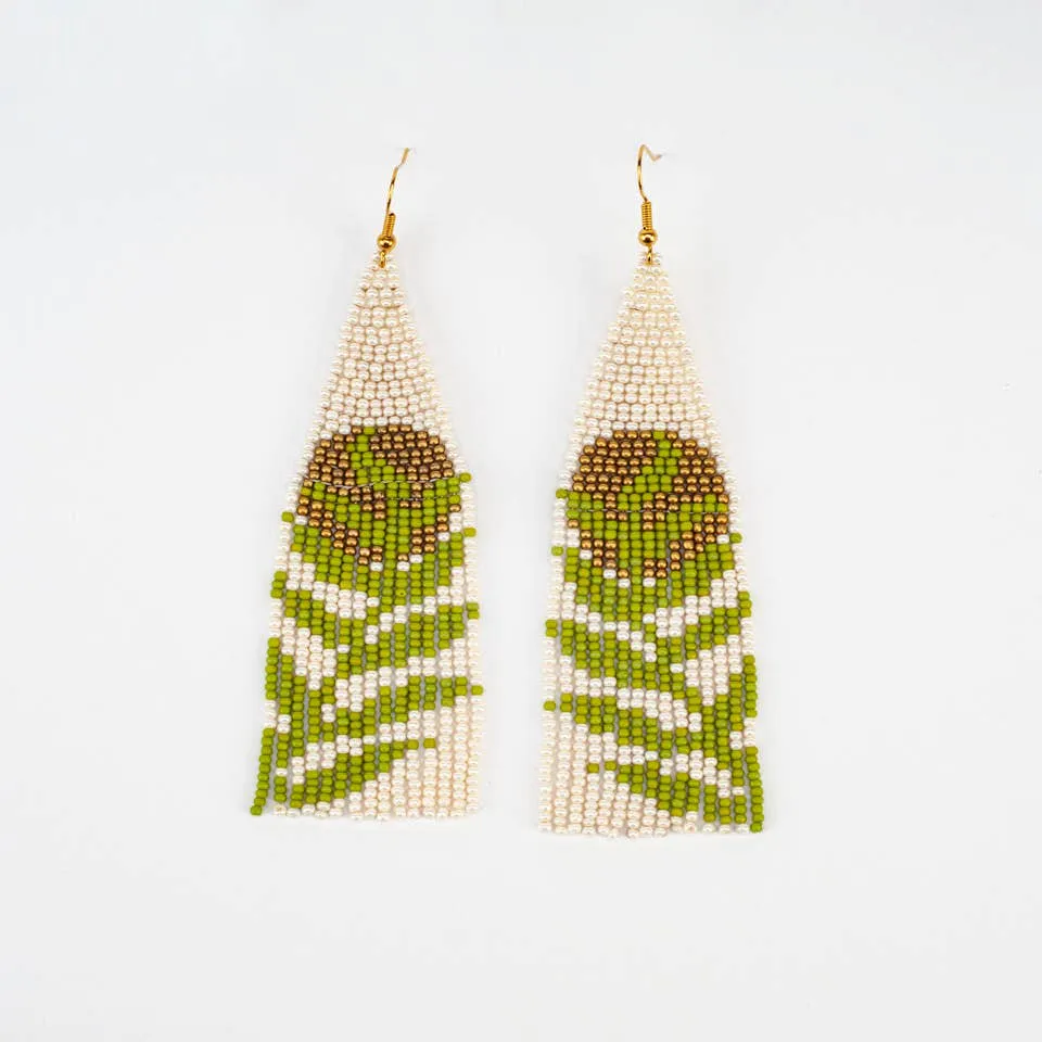 Moonlit Frond Earrings