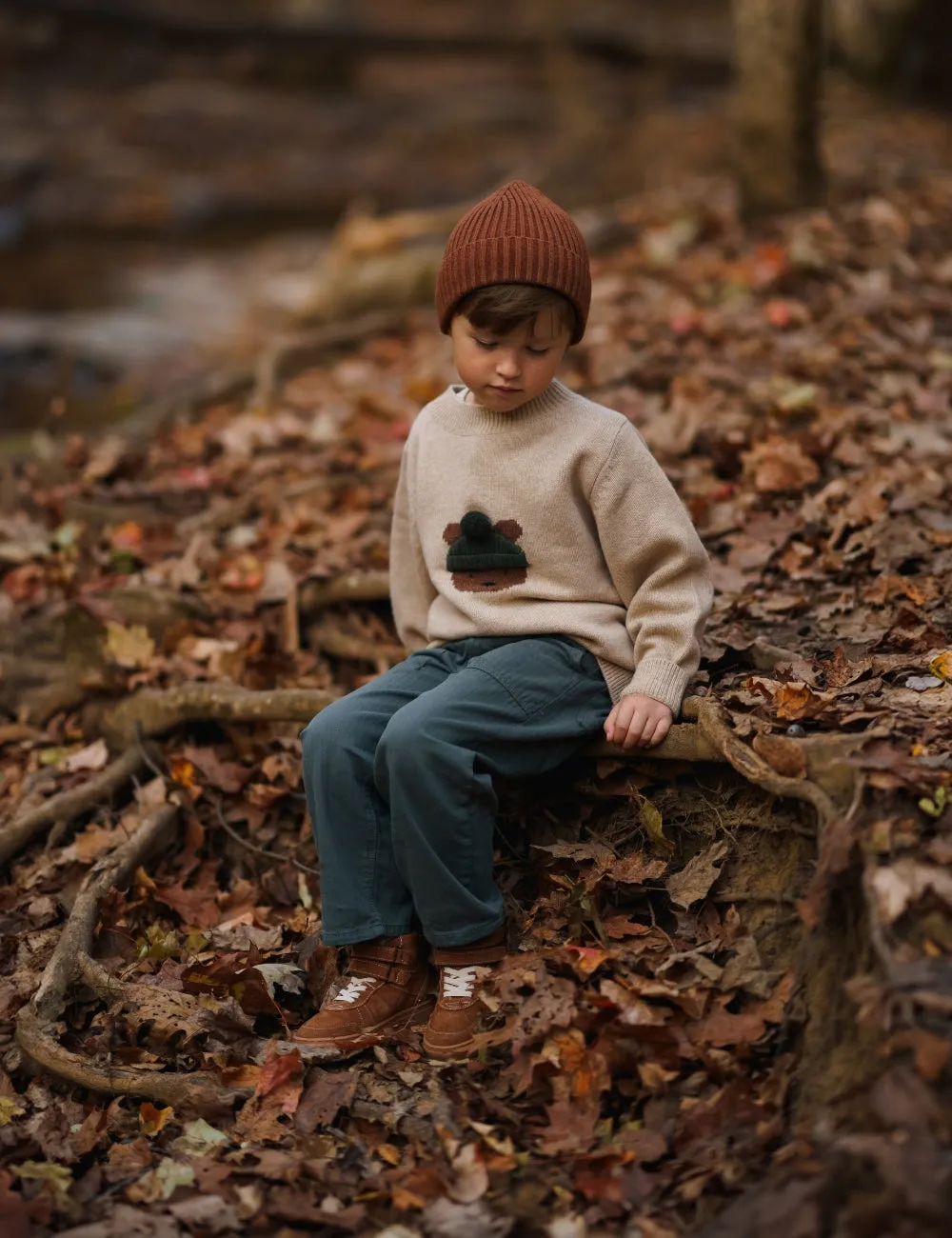 Mountain Sneaker velcro - Winter Mushroom