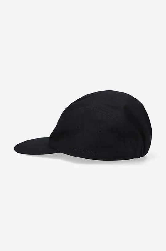 Neil Barett cotton baseball cap black color