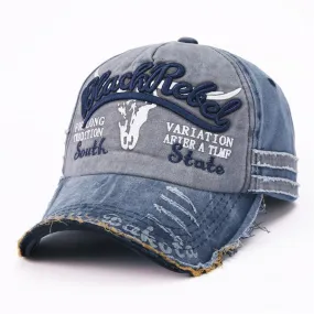 New Men Cowboy Style Adjustable Baseball Cap Jeans Hat