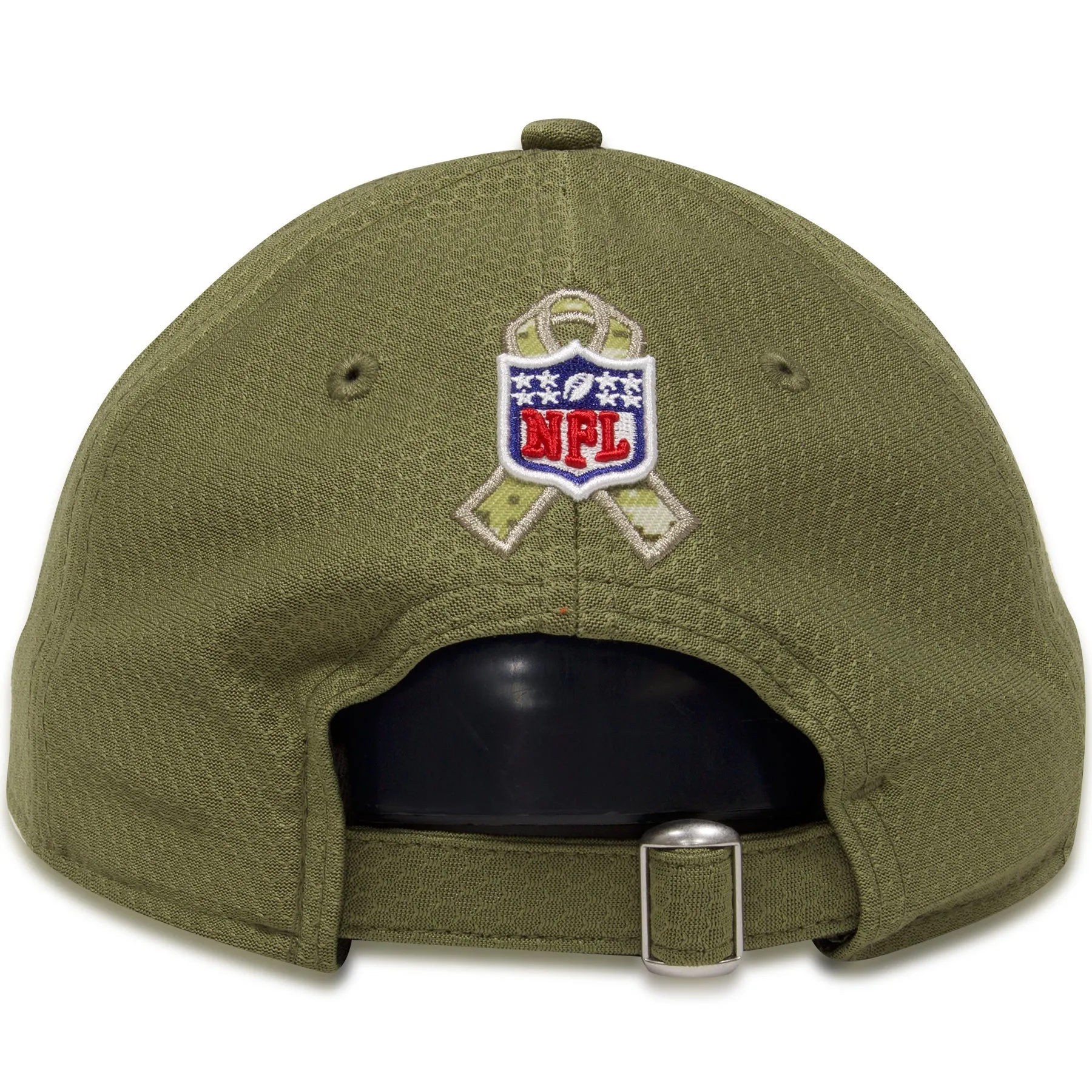 New York Giants 2019 Salute to Service Dad Hat | Olive Green NFL On Field NY Giants Baseball Cap