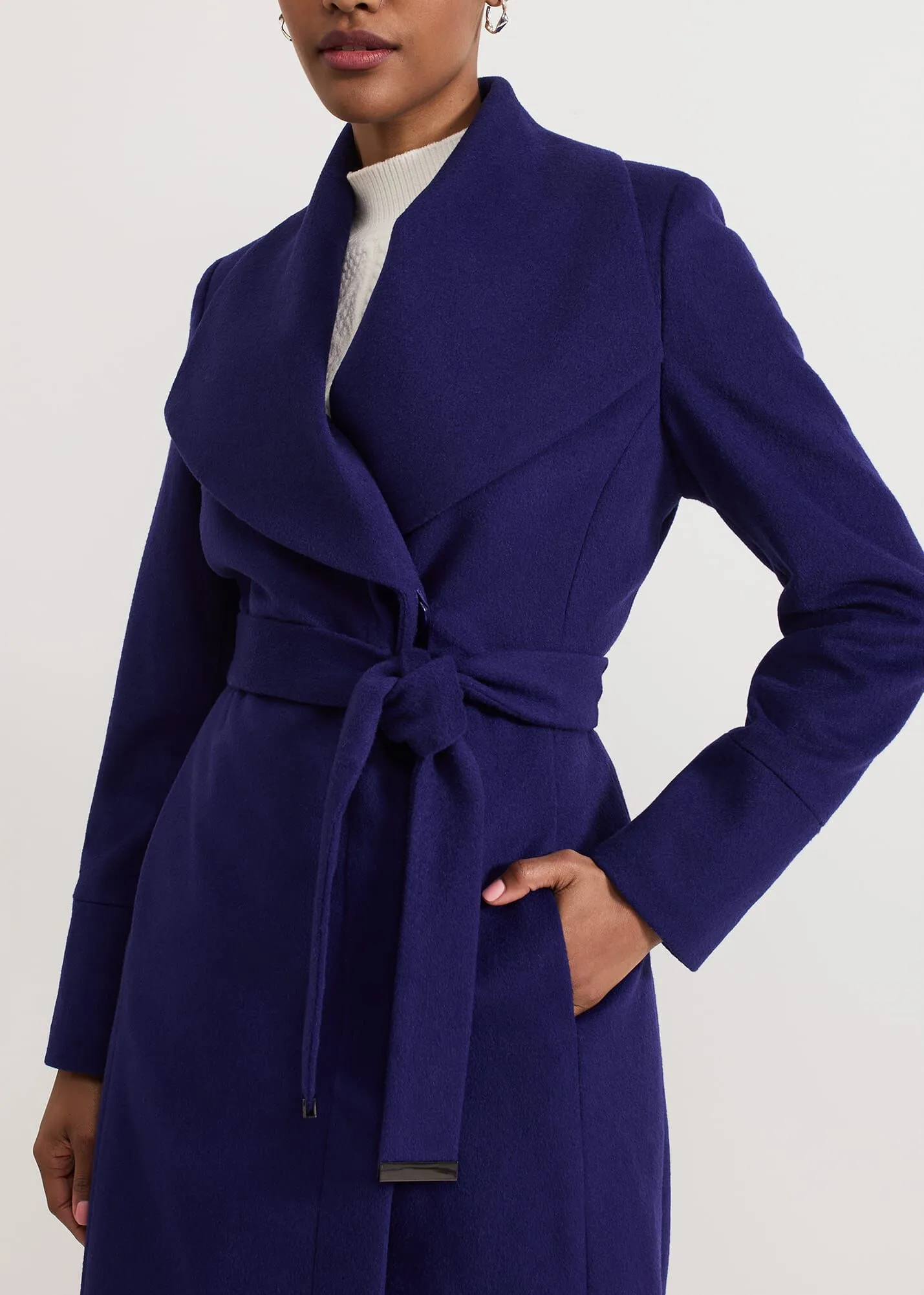 Nicci Belted Wool Coat