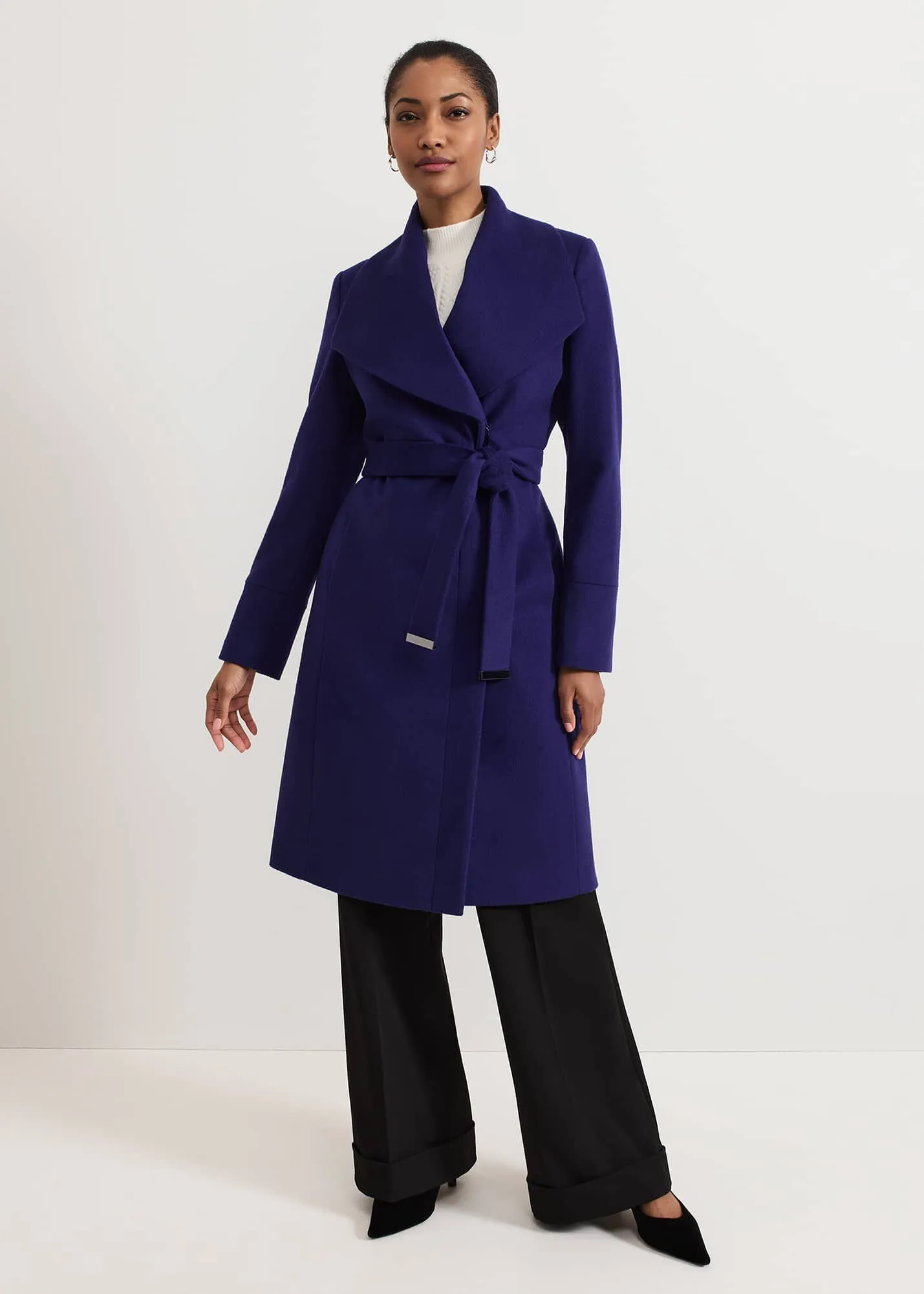 Nicci Belted Wool Coat