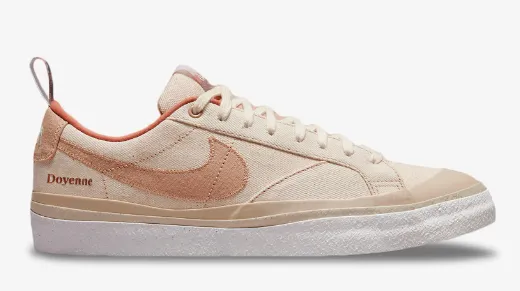 Nike SB Blazer Low x Doyenne QS Shoe - Coconut Milk/Rattan/Limestone