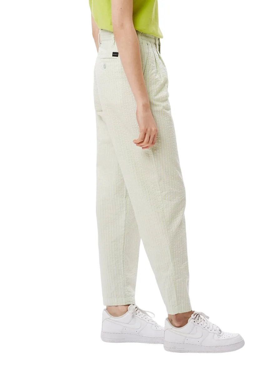 OBEY HELM PLEATED PANT // SEAFOAM