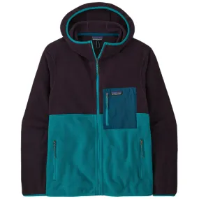 Patagonia Men's Belay Blue Microdini Fleece Hoody