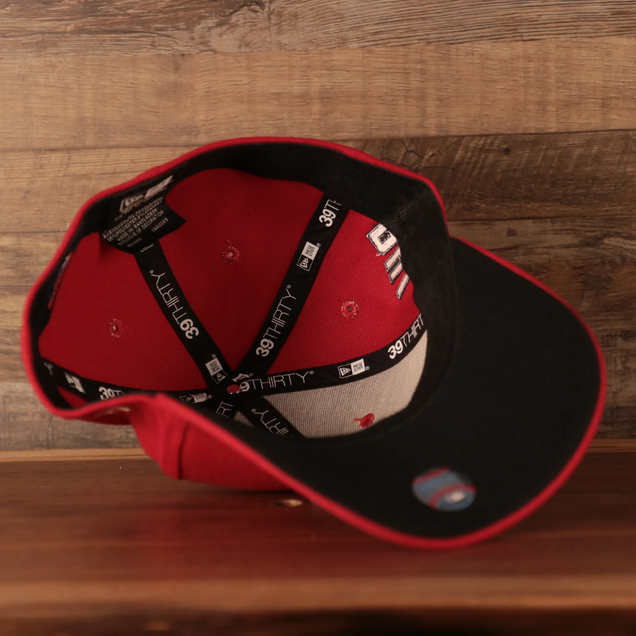 Philadelphia Phillies MLB 2021 Fourth of July 3930 Flexfit Hat | Phillies On Field 4th Of July Red Flexfit