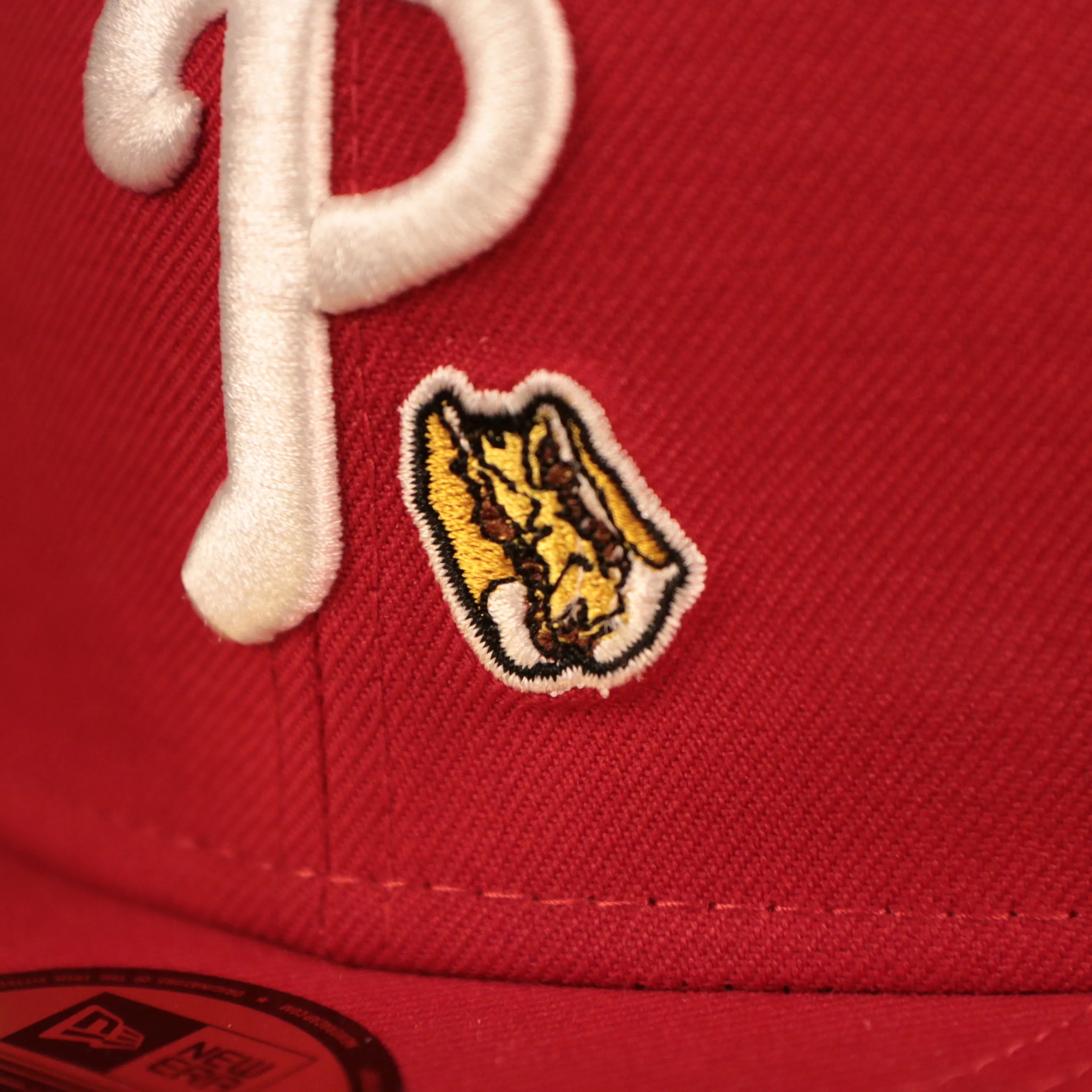 Phillies Philly Cheesesteak Gray Bottom Fitted Cap | Grey Underbrim Phillies Cheesesteak 59Fifty Fitted Caps