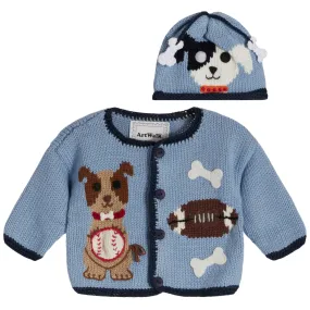 Playfull Puppies Sweater and Hat