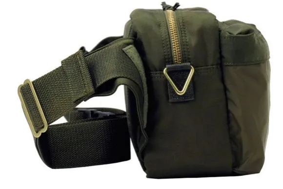 Porter Yoshida FORCE 2WAY Waist Bag Black