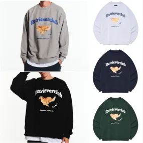 Retriever Club  |Unisex Street Style Long Sleeves Sweatshirts