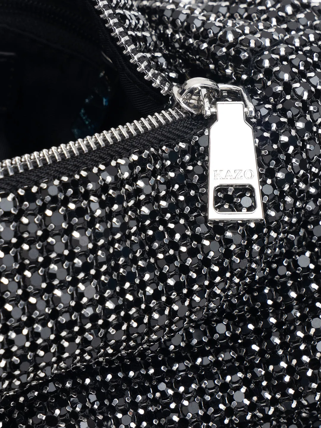 Rhinestone Knot Hobo Bag