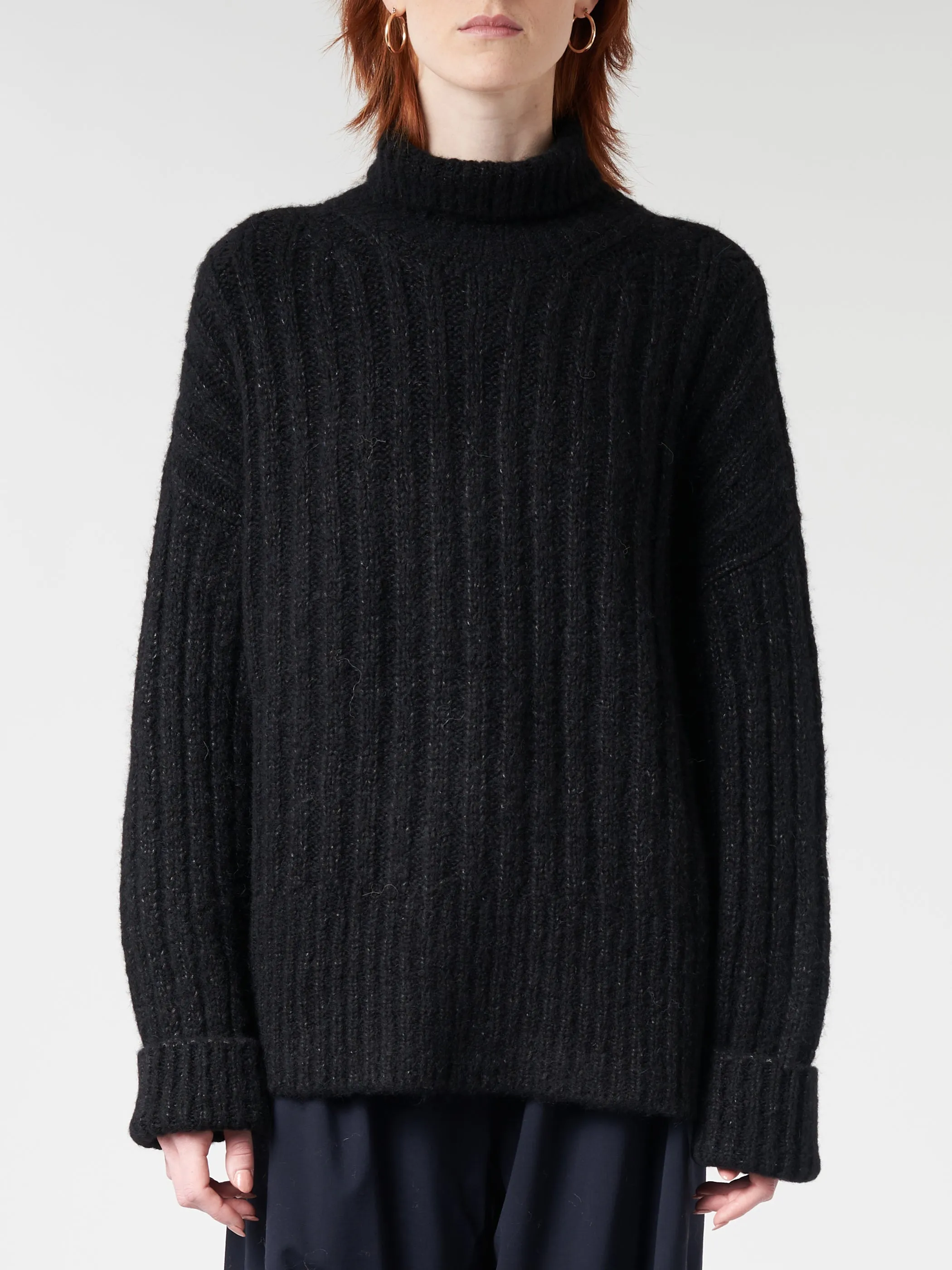 Rib Turtleneck