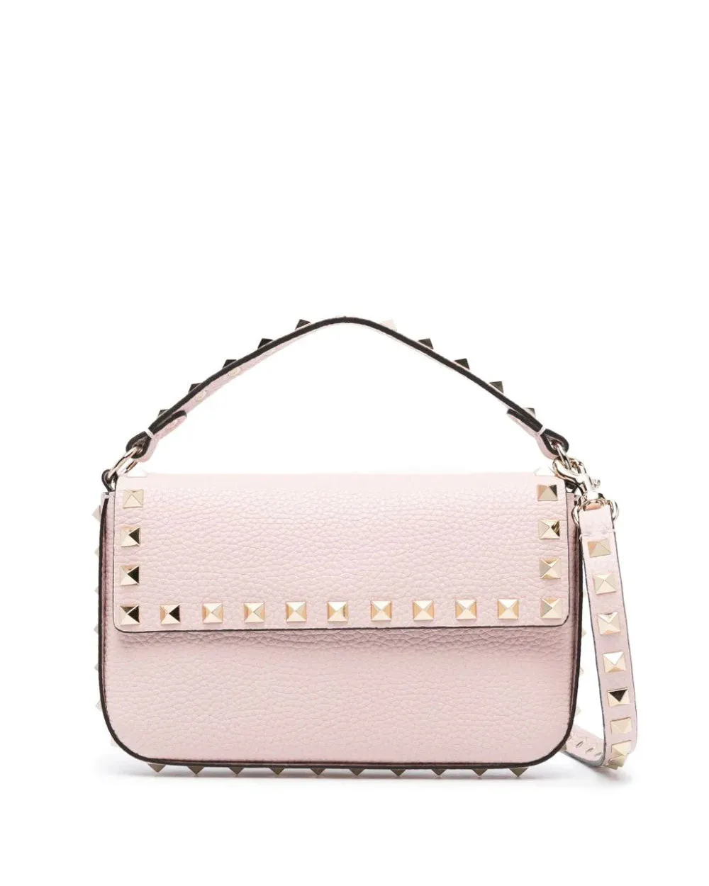 Rockstud Pouch in Rose Quartz