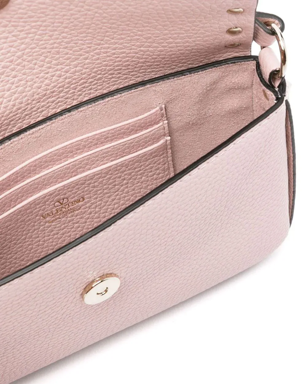 Rockstud Pouch in Rose Quartz